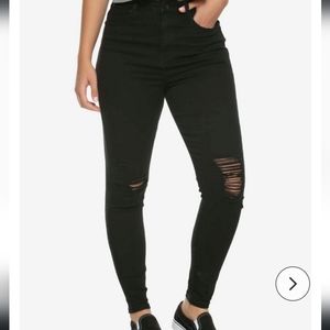 HT Denim Distressed Jeggings